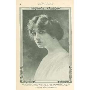  1914 Print Actress Pauline Frederick 