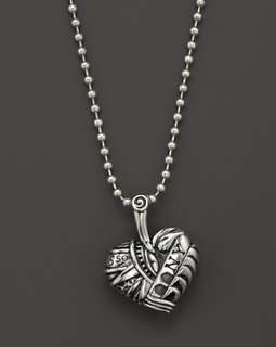 Lagos Sterling Silver Heart of New York Necklace, 34L  Bloomingdale 