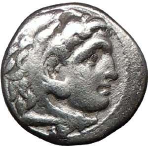 PHILIP III 322BC Alexander the Great as Hercules Zeus Ancient Silver 