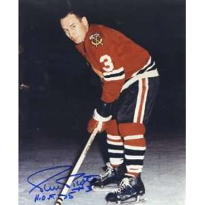  Pierre Pilote (Hockey Hall of Famer) Autographed/ Original 