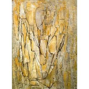  Hand Made Oil Reproduction   Piet Mondrian   24 x 32 