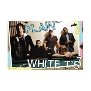 Plain White Ts   Group Shot College Dorm Poster 
