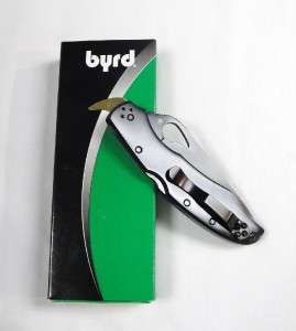 Spyderco Byrd BY03BKPS2 Cara Cara 2 SS BLK PS Knife New  