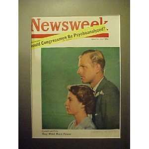  Princess Elizabeth & Prince Philip May 12, 1952 Newsweek 
