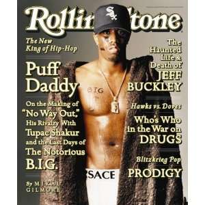  Rolling Stone Cover of Puff Daddy by Matthew Rolston . Art 