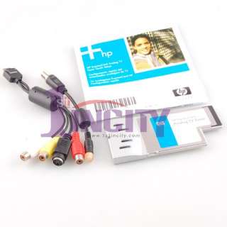 NEW HP Analog TV Tuner EC680 Capture Card & AV CABLE