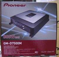 PIONEER GM D7500M CAR AMPLIFIER/AMP MONOBLOCK NEW SALE 12562969879 