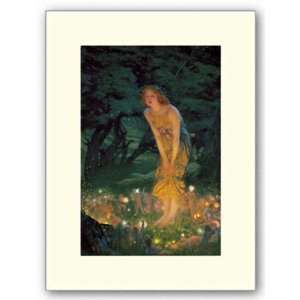  Midsummer Eve by Edward Robert Hughes 11.75x7.875 Art 