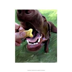    Dog Bite   Poster by Robert McClintock (13x19)