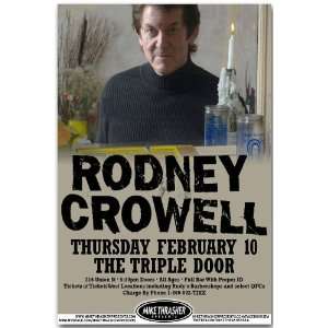  Rodney Crowell Poster   Concert Flyer