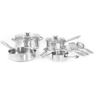 WearEver Cook and Strain 10 pc. Stainless Steel Cookware Set