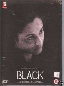 BLACK  AMITABH BACHCHAN RANI  INDIAN MOVIE HINDI DVD  