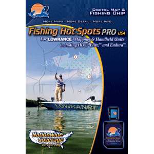 Fishing Hot Spots Pro USA Chip SD CARD for LOWRANCE  