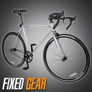 NEW 54cm Track Fixed Gear Bike Fixie Single Speed Road Bicycle 