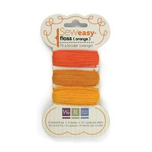 We R Memory Keepers Sew Easy Orange Floss New  