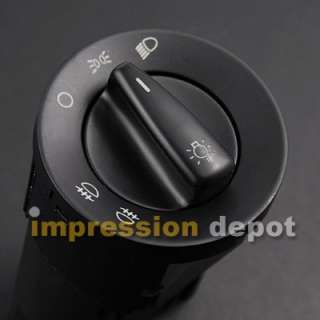 EURO Headlight Beam Fog Light Switch Control for VW Bora Polo 9N 9N3 