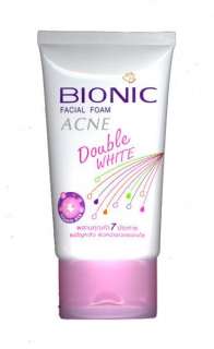 New Bionic Acne Double White facial foam Whitening care  