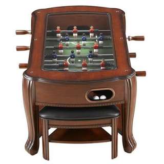 New Convertible 3 in 1 Foosball Card Game Coffee Table  