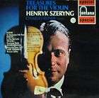 Henryk Szeryng (Vinyl LP)Treasures For The Violin  Fontana SFL 14116 