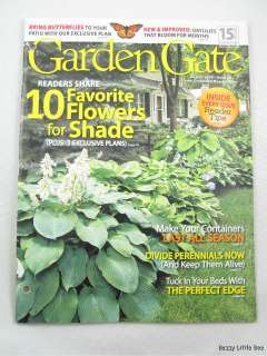 Garden Gate Magazine August 2009 ~ Hostas, Shade Flowers, Butterflies 