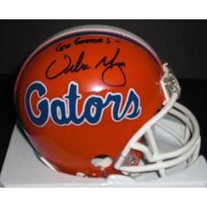 Urban Meyer Signed Florida Gators Mini Helmet   06 NATL CHAMPS