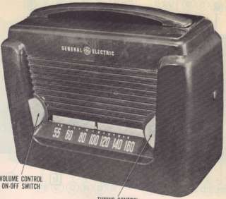 1950 GENERAL ELECTRIC 601 RADIO SERVICE MANUAL REPAIR  