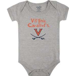  Virginia Cavaliers Infant Grey Little One Creeper Sports 