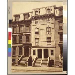  J.Q.A. Ward houses,7,9 West 49th Street,New York City,NYC 