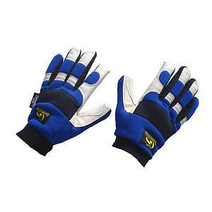   Stag Pigskin Leather Thinsulate Waterproof Cold Weather Gloves  