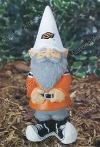 Oklahoma State Cowboys Garden Gnome Figure Yard Statue 033171541102 