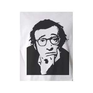 Woody Allen pop art graphic T shirt (Mens XL)