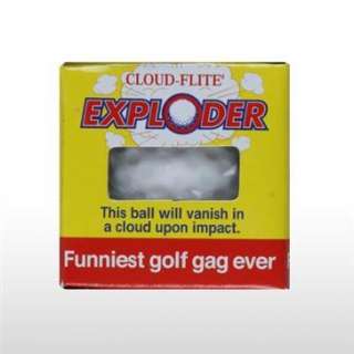 EXPLODING TRICK GOLF BALLS gags golfing joke prank  