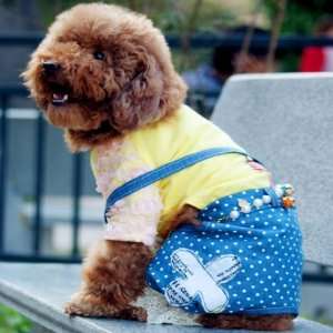   Flowers Blue Design for Dogs Clothing by CET Domain