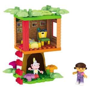    Mega Bloks Doras Buildable Boots Treehouse Adventure Toys & Games