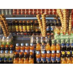  Close Up of Stall Selling Drinks, Rome, Lazio, Italy 