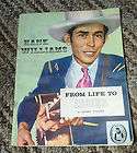 Hank Williams From Life to Legend 1st Edition SIGNED Cal Smith Ernest 