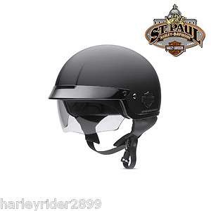    Davidson® Mens Half Helmet w/ Retractable Sun Shield 98224 11VM