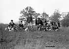 Original 1930s Hunting Dogs Daybreak Hunt  