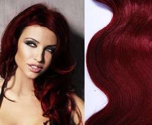   IN ON REMY HUMAN HAIR EXTENSIONS BOLD RED 120 GRAMS OF HAIR♥  