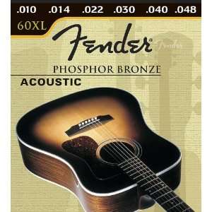  Fender 60M Phos Bronze Ball End 13 56, Acoustic Guitar 