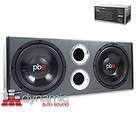 POWERBASS PS WB12 LOADED SUBWOOFER ENCLOSURE w/ DUAL 12