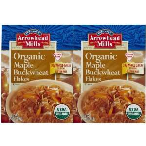 Arrowhead Mills Gluten Free Organic Maple Buckwheat Flakes, 10 oz, 2 