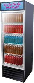 CTM 078L Soda Drink Display Cooler   Glass Door Reach In Cooler w 