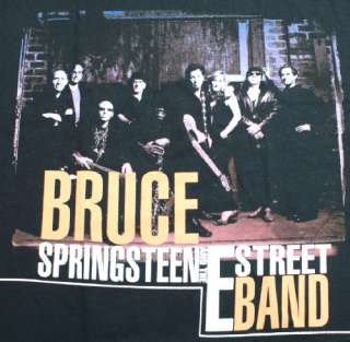   SPRINGSTEEN E Street Band T Shirt Black Rock & Roll Music NWOT  