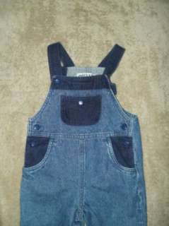 JAKES KIDS infant boys 24 Month bib cuffed CORDUROY/JEAN overalls 