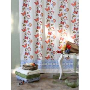   ~ French Country Butterfly Shower Curtain 72x72