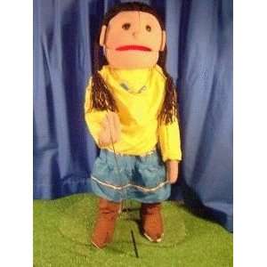 American Indian Girl Full Body Puppet Toys & Games