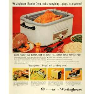  1957 Ad Westinghouse Corp Roast Turkey Roaster Oven 