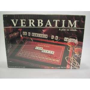  Verbatim, A Play On Words, Board Game Toys & Games