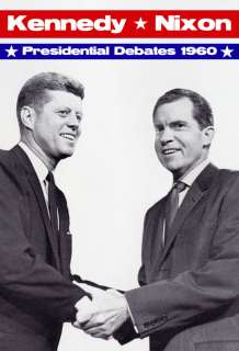 John F. Kennedy vs Nixon, Presidential Debates Poster  